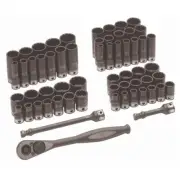 3/8" Dr. 59pc Fract. & Metric Duo-Socket Set - 12 GRE81259CRD Brand New!