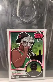 16/70 MF DOOM KMD Limited Edition Baseball Rookie Art Card HIP HOP Collectible
