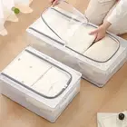 Transparent Storage Box Reinforced Handle Waterproof Under-bed Shoe