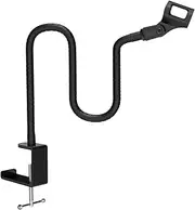 MagiDeal Gooseneck Mic Stand Microphone Arm Desktop Mount Flexible Shockproof Mic Holder Microphone Arm Stand for Broadcasting