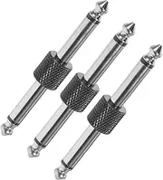 ULDIGI 3pcs Guitar Cable Pedal Plugs Multiple Wiring Wire Cables Connector Guitar Accessories Guitar Patch Adapter Metal