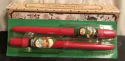 New Avon The Littlest Drummers 2 Mistletoe & Holly Fragranced 10" Taper Candles