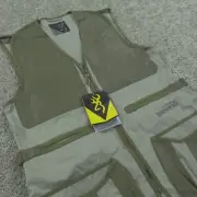 Mens Browning Size Medium Hunting Small Game Bird Hunting Vest NWT