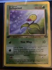 Bellsprout 49/64 1st Edition Jungle Set Pokemon Card NM