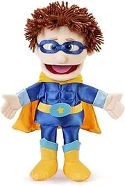 14" Superhero, Peach Boy, Hand Puppet