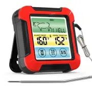 Meat Thermometers for Smokers, Instant Read Digital Meat Thermometer with Wat...