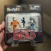 The Walking Dead MiniMates Prison Hershel And Farmer Zombie | Series 3