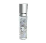Crystal Chip Roller Bottle - Essential Oil/Perfume Bottle - Blue Lace Agate