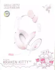 New Razer Kraken Kitty V2 Wired USB A Gaming Headset with Kitty Ears Chroma RGB