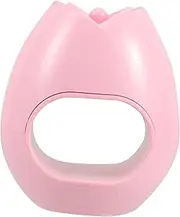Mikinona Mini Nail Art Baking Lamp for Gel Polish Portable Led Nail Dryer Single Finger Light Stylish Pink Rose Design