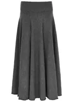 Extreme Cashmere N°313 Twirl Cashmere-blend Maxi Skirt - Grey - One Size ONE SIZE