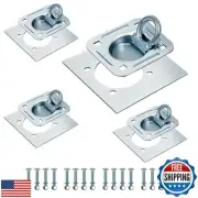 Lanbos Recessed D-Ring Tie Down Anchors, 6,000 lb Capacity Heavy Duty Tie Dow