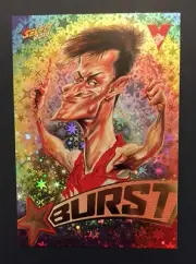 2019 AFL Select Footy Stars Tye Dye Starburst Caricature CALLUM SINCLAIR 118/540