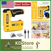USB Rechargeable Electric Stapler with 1000 Staples - Ideal for Home Projects