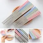 Stainless Steel Utensils Dinnerware Kitchen & Dining Wheat Straw Chopsticks