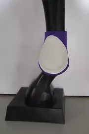 Horse Back or Fetlock Boots AUSTRALIAN MADE Purple & White Pick your size