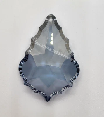 Swarovski Crystal Blue Shade 63mm Pendalogue 8901 Pendant/ Prism; Logo Etch