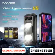 DOOGEE V Max S 5G IP68 Waterproof Phone 120Hz Camping Light 22000mAh 108MP NFC