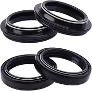 43X55X9.5/10.5 Motorcycle Parts Front Fork Damper Oil Seal or Dust Cover for VFR800 VFR800F VFR1200 CB1000 R CTX1300(2pcs seal 2pcs cover)