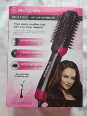 Westinghouse Dry & Stlye Hairbrush Swivel Cord Rotary Switch Combo Bristles