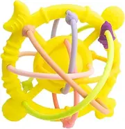 Lpsdssre Baby Teethers 0-6 Months, 360° Rotatable Teething Toys Baby Chew Toys Teether Ball, Sensory Toys, Baby Rattle Toys, Baby Ball for Girl Or Boy, Babies, Expectant Mothers