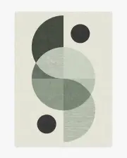 150' x 215' | Machine Washable Runner Rug | Kid & Pet Friendly | Indoor Rug | Villette Sage Flatwoven Rug by Nina Takesh | Ruggable