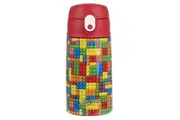 Oasis Double Wall Insulated Kids 400ml Drinking Bottle Stainless Steel Bricks
