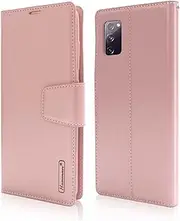 ZUSLAB Hanman Galaxy S20 FE 5G Leather Wallet Case for Samsung - Rose Gold