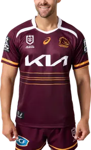 NRL 2025 Home Jersey - Brisbane Broncos - Adult - Mens