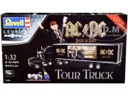 LEVEL 3 MODEL KIT KENWORTH TOUR TRUCK "AC/DC ROCK OR BUST" 1/32 BY REVELL 07453
