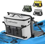 [YAKHACKER] Kayak Cooler - Waterproof Seat Back for Lawn-Chair Style Seats, Portable Ice Chest for Kayaking, Travel, Lunch, Beaches & Trips