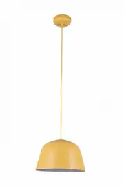Symmetrical Angled Dome Scandinavian Pendant Light - Yellow
