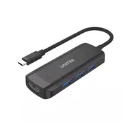 Unitek H1110B uHUB Q4+ 4-in-1 Powered USB-C Hub with HDMI