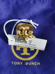 TORY BURCH T LOGO RING IN GOLD COLOR SZ 7