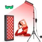 Red Light Therapy with LED Doubling, 75 LED Red Light Therapy for Face 35W Re...