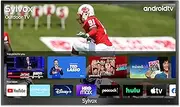 SYLVOX 43'' Outdoor TV Smart TV IP55,4K Weatherproof Television for Outside 1000 nit Brightness Partial Sun (Deck Pro)