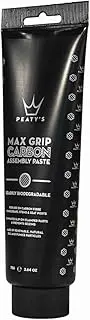 Peaty’s Max Grip Carbon Gripper Paste, Eco Alternative, Eliminate Slip Between Bike Components, Handle Bars, Bicycle Stems & Seat Posts, Handlebars, Readily Biodegradable Natural Oils & Pumice, 75g
