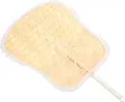 GREENADSCAPE Bamboo Hand Fan Portable Personal Fan for Manual Bamboo Woven Chinese Style