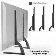 Universal Table Top TV Stand Legs for Magnavox 32ME402V, Height Adjustable