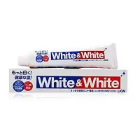 在飛比找樂天市場購物網優惠-日本 LION-White＆White 特效酵素美白牙膏 1