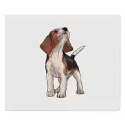 2 x 'Howling Beagle Puppy' Lens Cleaning Cloths (LC00020101)