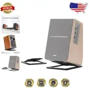 Durable Speaker Stands with 15° Tilt - Perfect for Home Studios and Desktops
