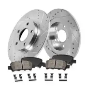 Callahan Rear Brake Kit for Chevrolet Cruze Sonic Trax Buick Encore Drilled &...