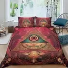 Doona Cover Set The Eye of God Printed Bedspreads Boy Man Home Textiles06
