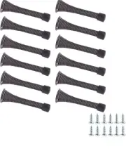 12 Pack Amazon Basics Oil Rubbed Bronze Spring Door Stop