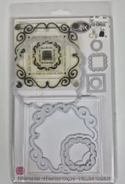 Sizzix Stamps #659209 Framelits Thank You 9pc. Set