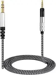 Replacement Upgrade Cable for Sennheiser HD598 HD558 HD518 HD579 HD599 HD569 Headphone Headset for 3.5mm to 2.5mm Stereo Bass 1.8m Audio Cables for ATH-M50x ATH-M40x (Hd598)