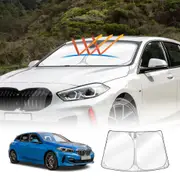 WindScreen Sun Shade for BMW 1 Series 2019-2025 Blocks UV Rays Foldable Custom Wind Screen Sun Visor Protector