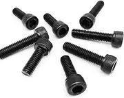 50pcs DIN912 M1.6 M2 M2.5 Length:3mm-30mm Black 304 A2-70 Stainless Steel Hexagon Hex Socket Head Cap Bolt Screw(30mm,50pcs M2.5)