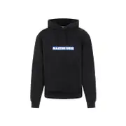 [Martine Rose] Martine Rose-Black Classic Cotton Hoodie-Uomo S STAND